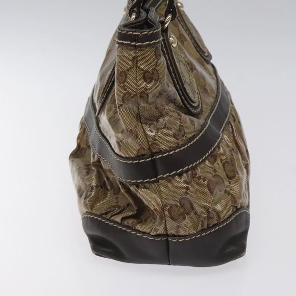 GUCCI GG Crystal Tote Bag Brown 223964 Auth KD062 - Picture 4 of 16